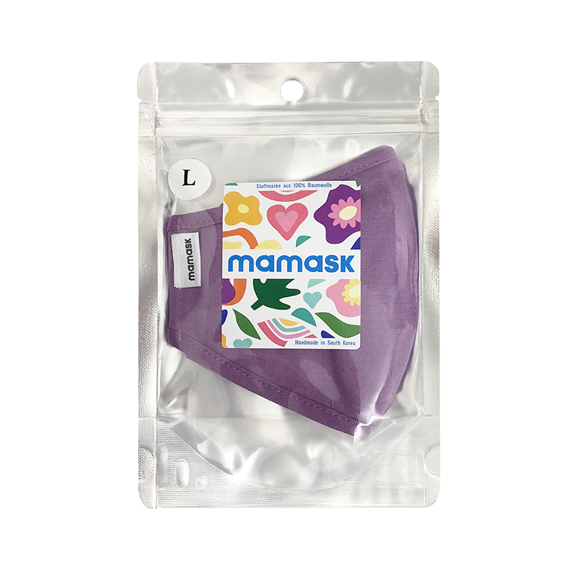 MAMASK Reusable Fashion Mask - Royal Purple L