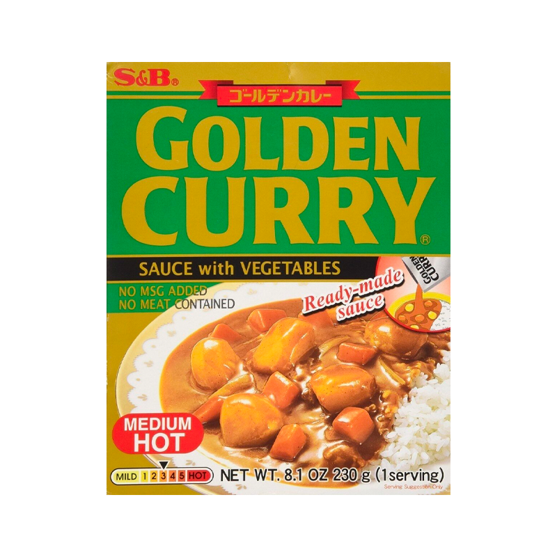 S&B Golden Curry Vegetarisch - mittelscharf