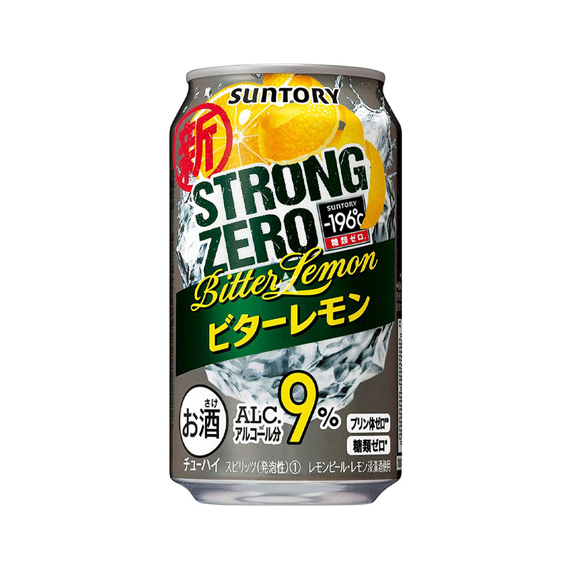 SUNTORY Strong Zero - Bitter Lemon 9% mit Pfand