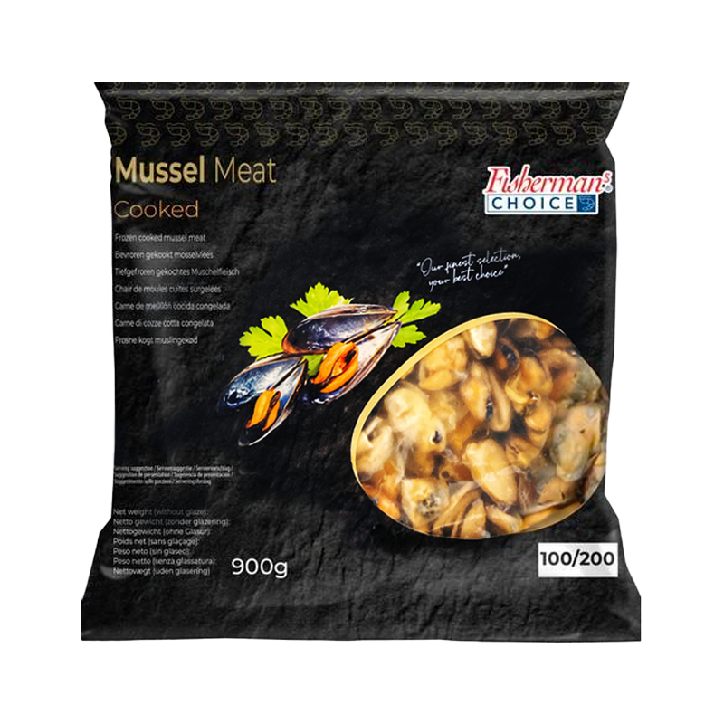 FISHERMAN'S CHOICE Cooked Mussel Meat 100-200