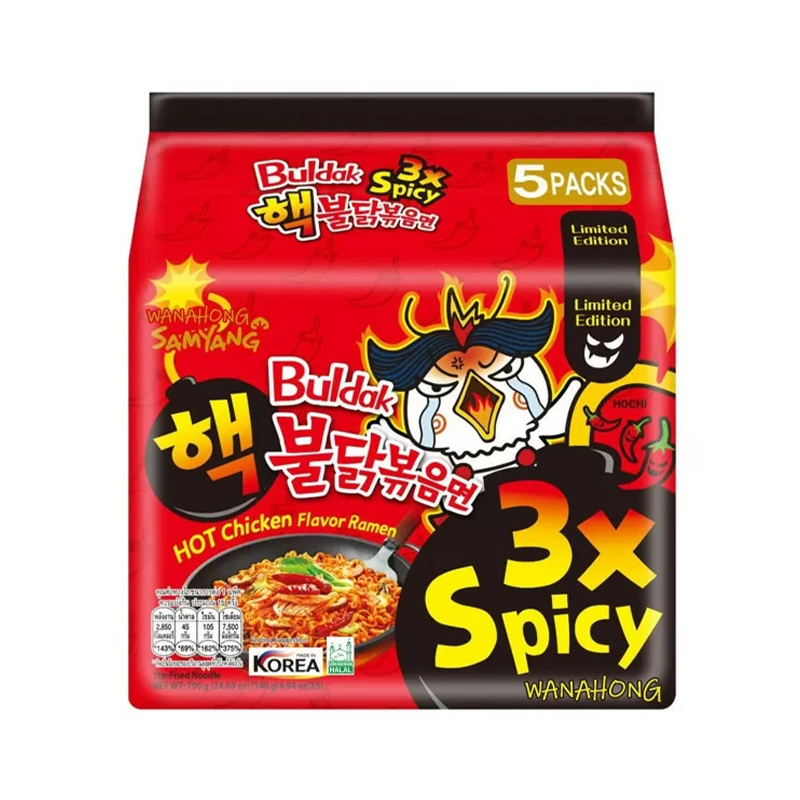 SAMYANG Buldak Bokkeummyeon 3 x Spicy [Budle]