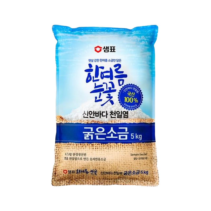 샘표 한여름눈꽃 신안바다 천일염 굵은소금