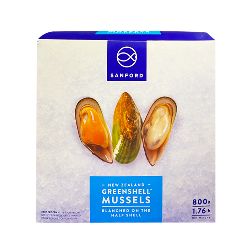 SANFORD Mussels halfshell medium 40/60