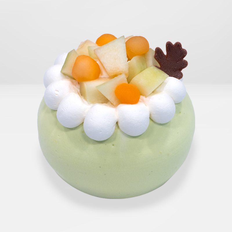 Melon Whipped Cream Cake