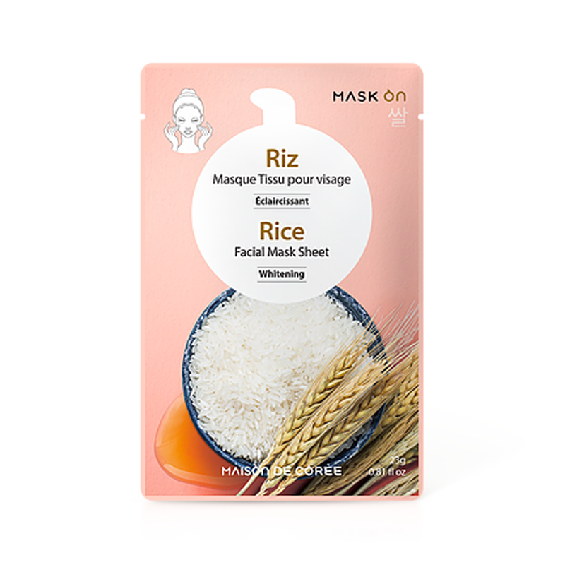 메종 드 코레 마스크팩 | 쌀 - 미백 효과 