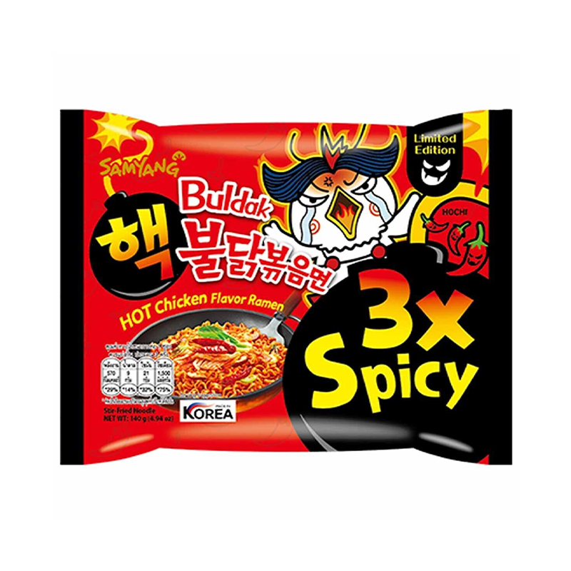 SAMYANG Buldak Bokkeummyeon 3 x Spicy
