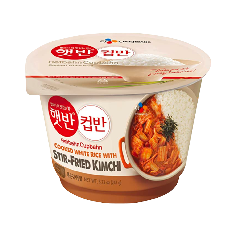 CJ Hetban Kimchi Cupban - Fertigreis mit gebratenem Kimchi im Becher
