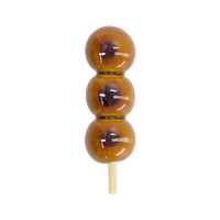 Premium Chopsticks Rest Mitarashi Dango - Brown