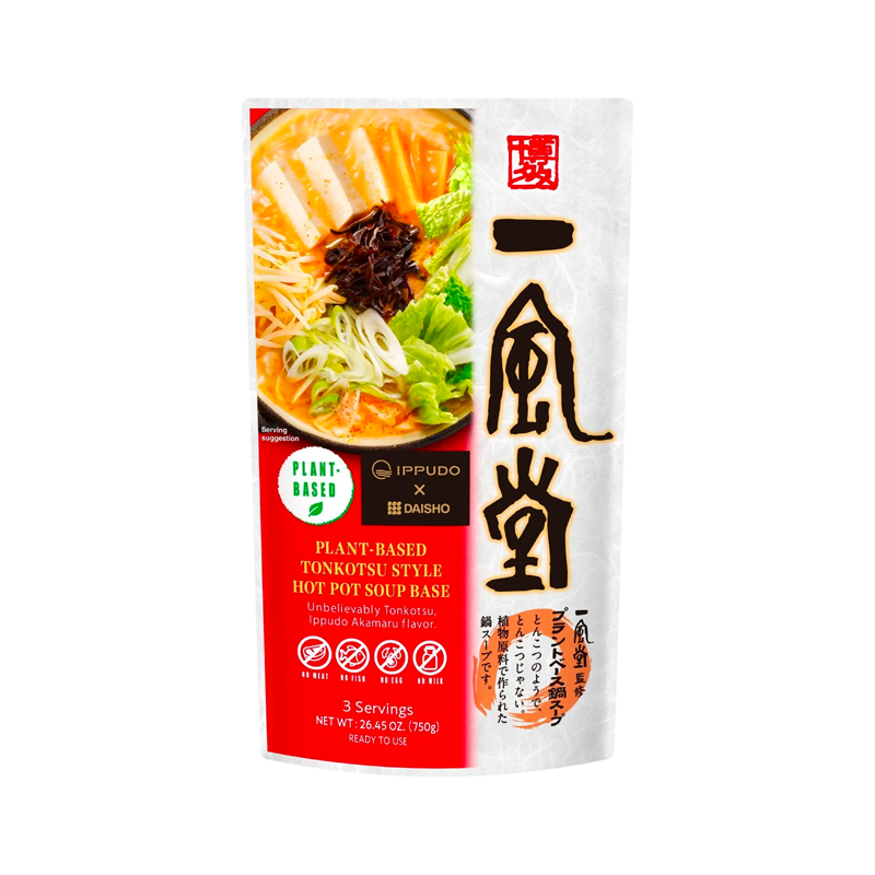 DAISHO Ippudo Nabe Hot-Pot Tonkotsu-Suppenbasis - Pflanzenbasiert 