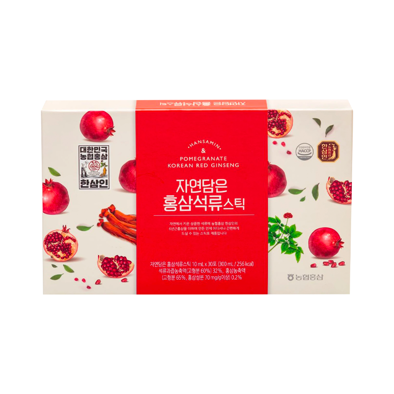 NONGHYUP Hansamin Hongsam Stick - Pomegranate