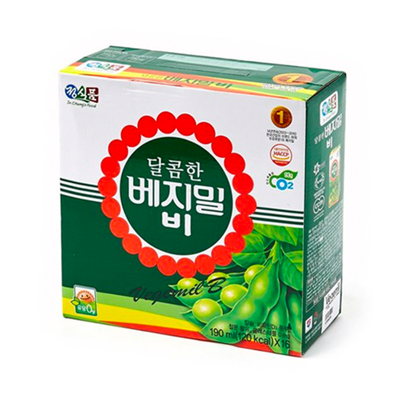 CHUNG`S FOOD Sweet Vegemil Soy Milk B [Box]