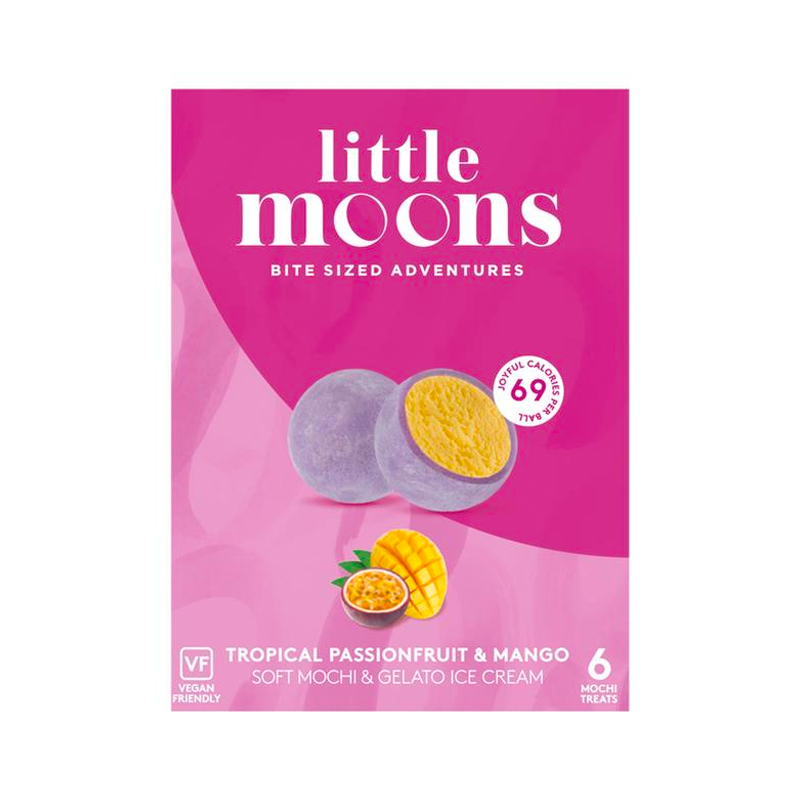 LITTLE MOONS Ice Mochi - Passionfruit & Mango