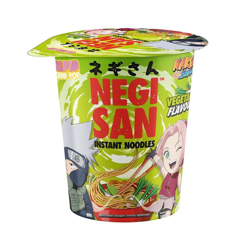 NEGISAN Naruto Instant Cup Noodle - Vegetable Flavor  