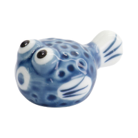 젓가락 받침대 - 복어 - 블루