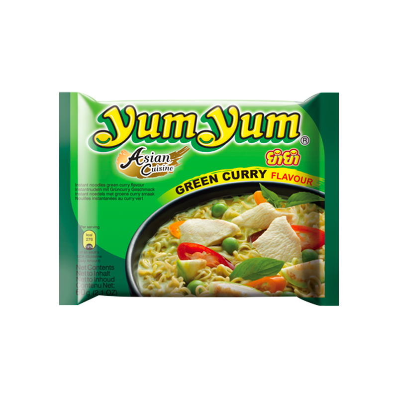 YUM YUM Green Curry Ramen