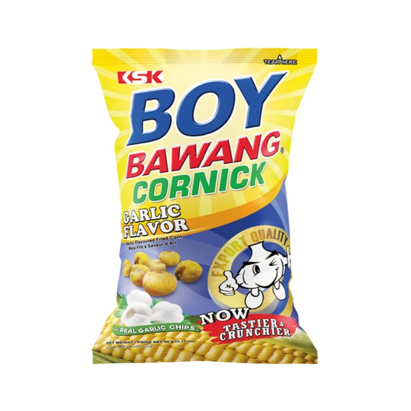BOY BAWANG Corn Snack - Knoblauch