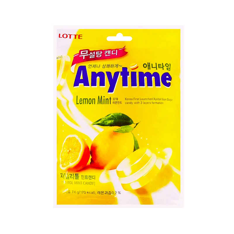 LOTTE Xylitol Anytime - Zitrone Minze