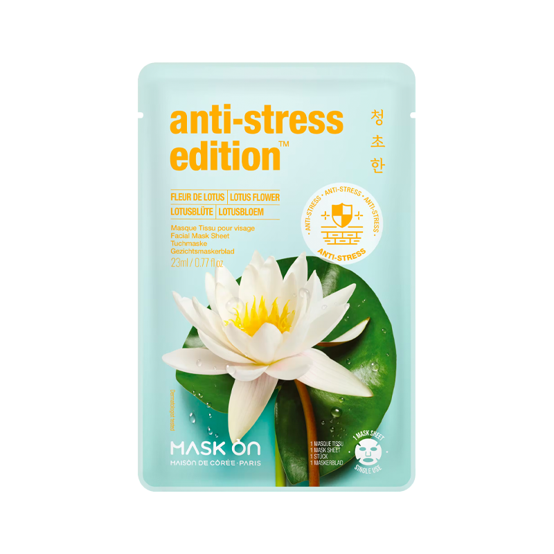 MAISON DE COREE Facial Mask Sheet - Lotus Flower - Anti Stress