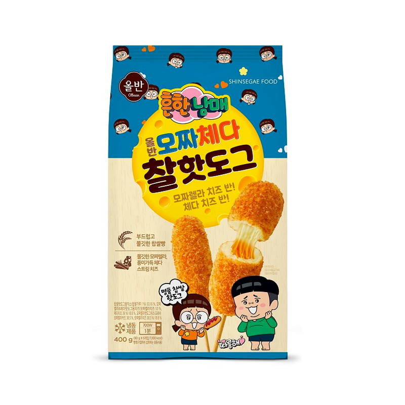 OLBAAN Corn Dog - Mozzarella-Käse & Cheddar-Käse  8809600258512