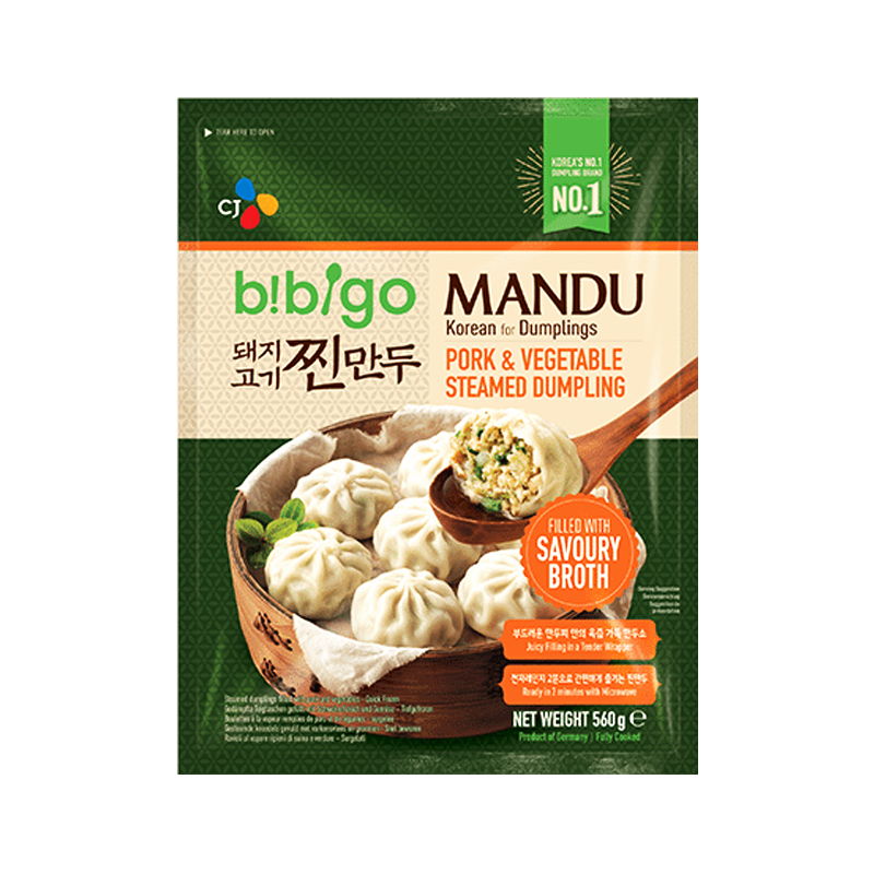 BIBIGO Jjin Mandu - Pork & Vegetables