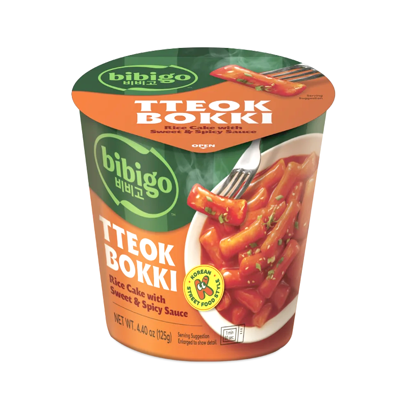 BIBIGO Sweet & Spicy Tteokbokki Cup 8801392037078