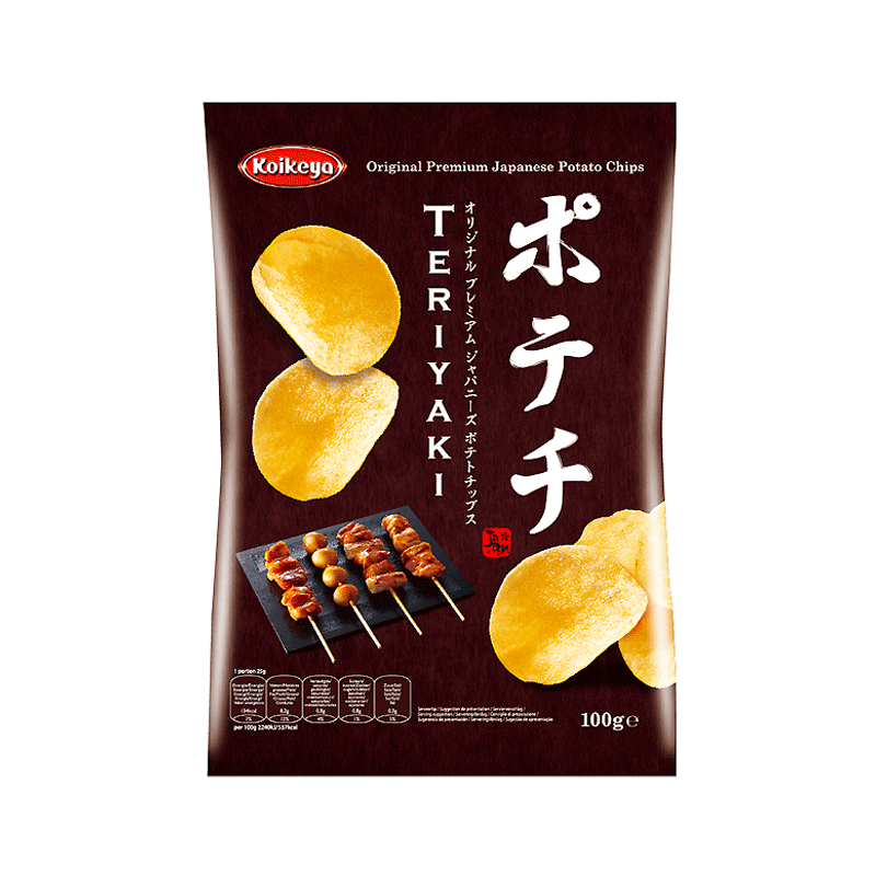 KOIKEYA Premium Kartoffelchips - Teriyaki