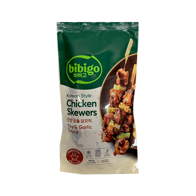 BIBIGO Chicken Skewers with Soy & Garlic Sauce