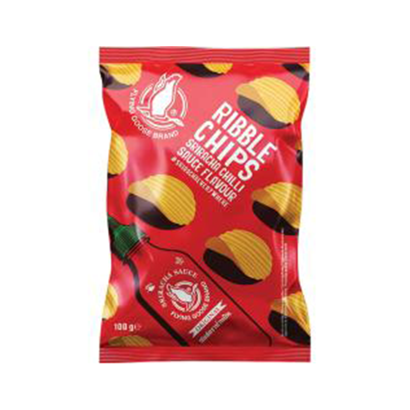 FLYING GOOSE Ribble Chips - Sriracha Chilli Sauce Flavour