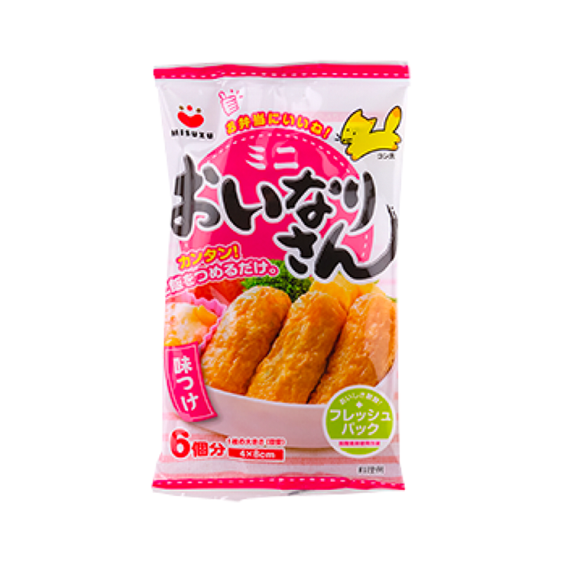 MISUZU Mini Oinarisan - Inari Seasoned Fried Tofu - 6pcs