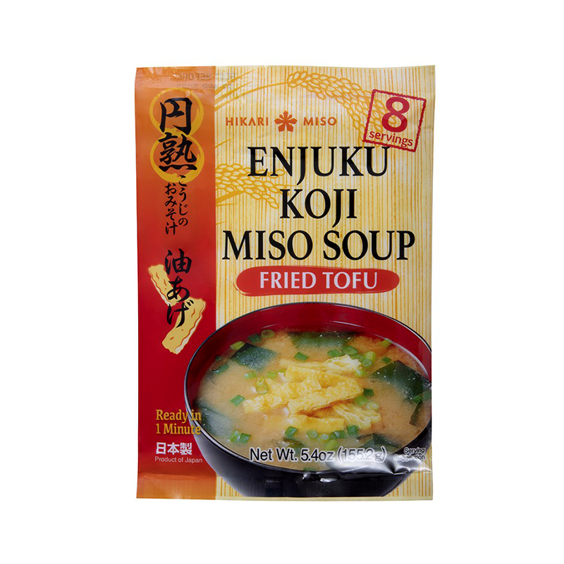 HIKARI MISO Enjuku Koji Miso Soup - Gebratener Tofu