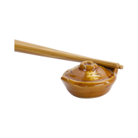 Premium Chopsticks Rest Donabe Pot - Brown