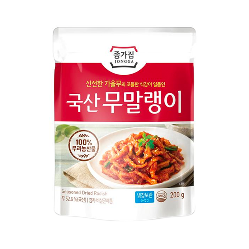 JONGGA Getrockneter Rettich Kimchi