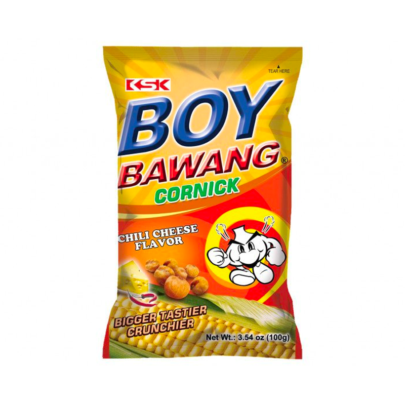 BOY BAWANG Corn Snack - Chili-Käse