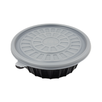 K2-D/S 원형용기 (PP), 1,050 ml, Ø195 mm, 뚜껑 포함 (PP), 400입