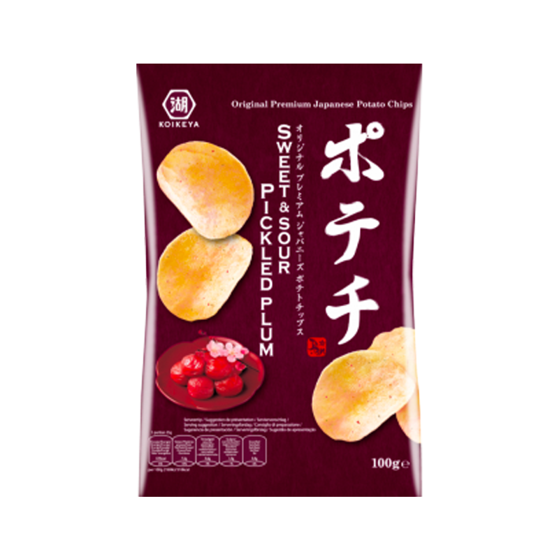 KOIKEYA Premium Kartoffelchips - Salzpflaumenssig