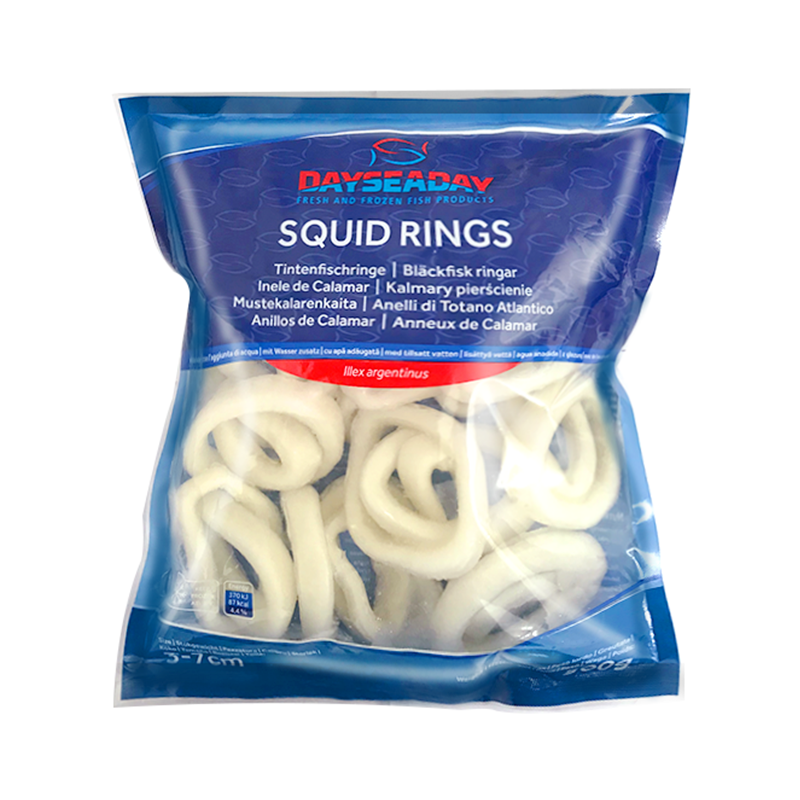 Squid Rings raw 3-7 cm