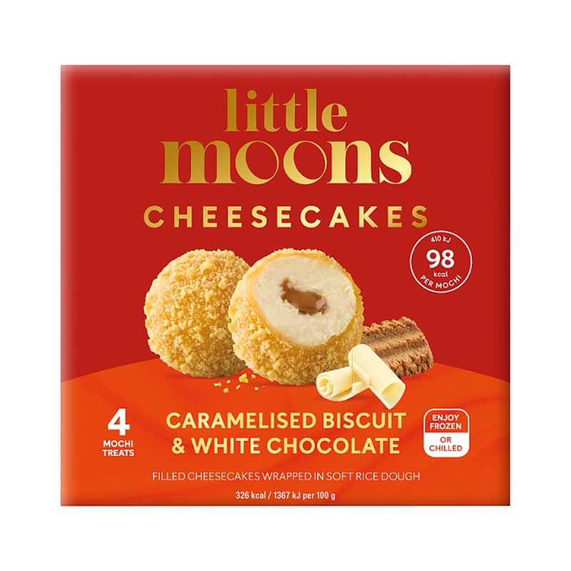 LITTLE MOONS Cheesecakes Mochi - Karamell & weiße Schokolade