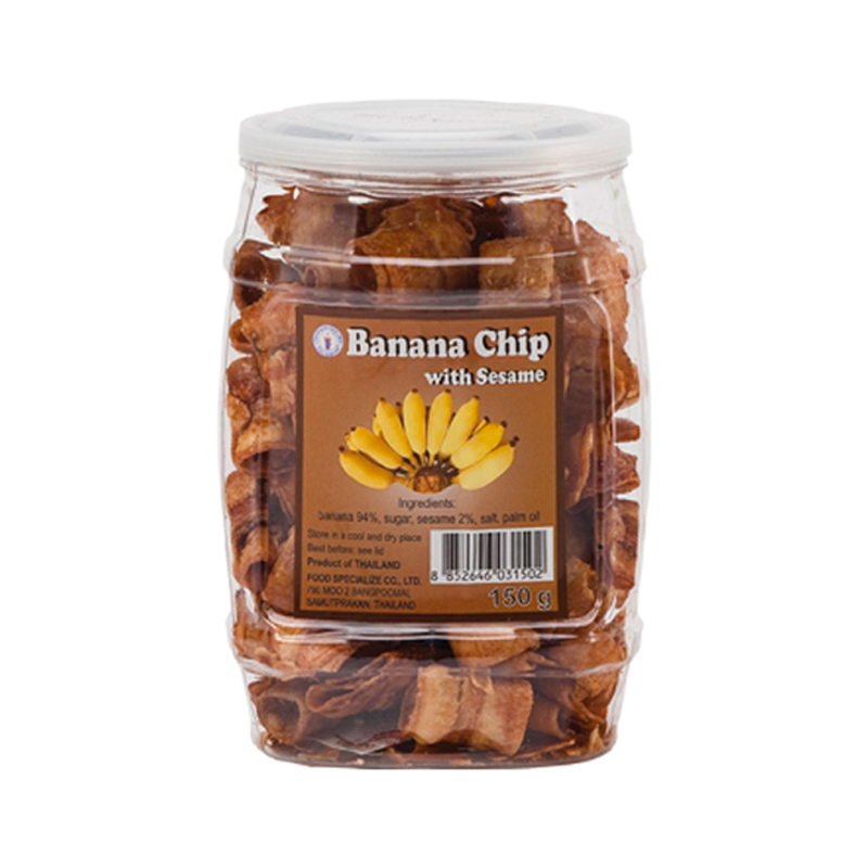 THAI DANCER Banan Chips with Sesame