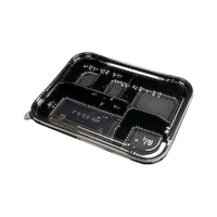 K7 Doshirak Box (PP) 560 ml, 5 compartments, incl. lid (PET), 200 Set
