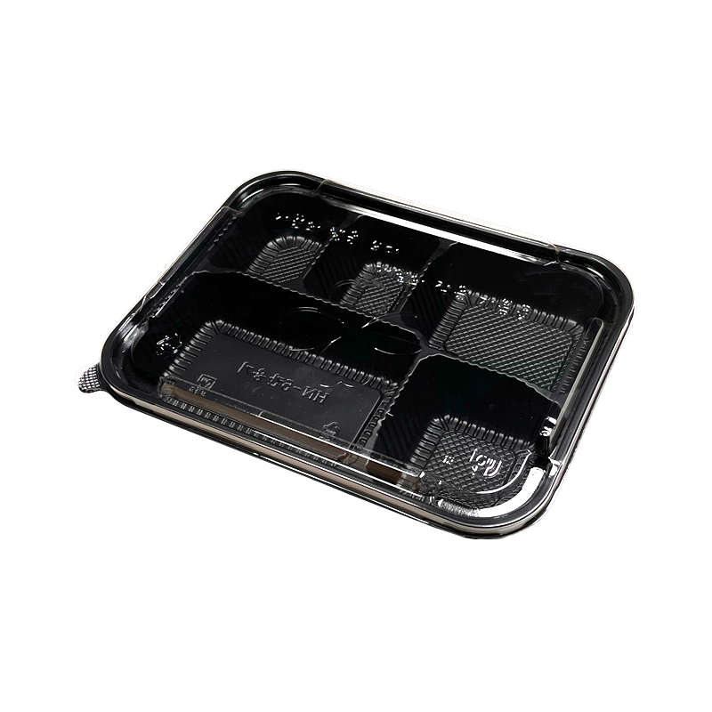 K7 Doshirak Box (PP) 560 ml, 5 compartments, incl. lid (PET), 200 Set 