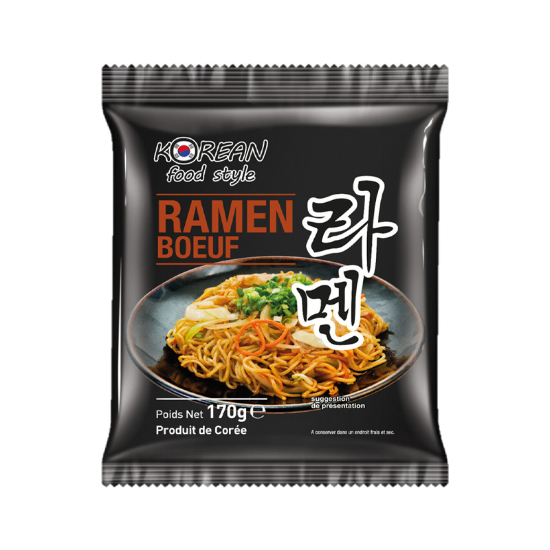 코리안 푸드 스타일 라면 - 쇠고기