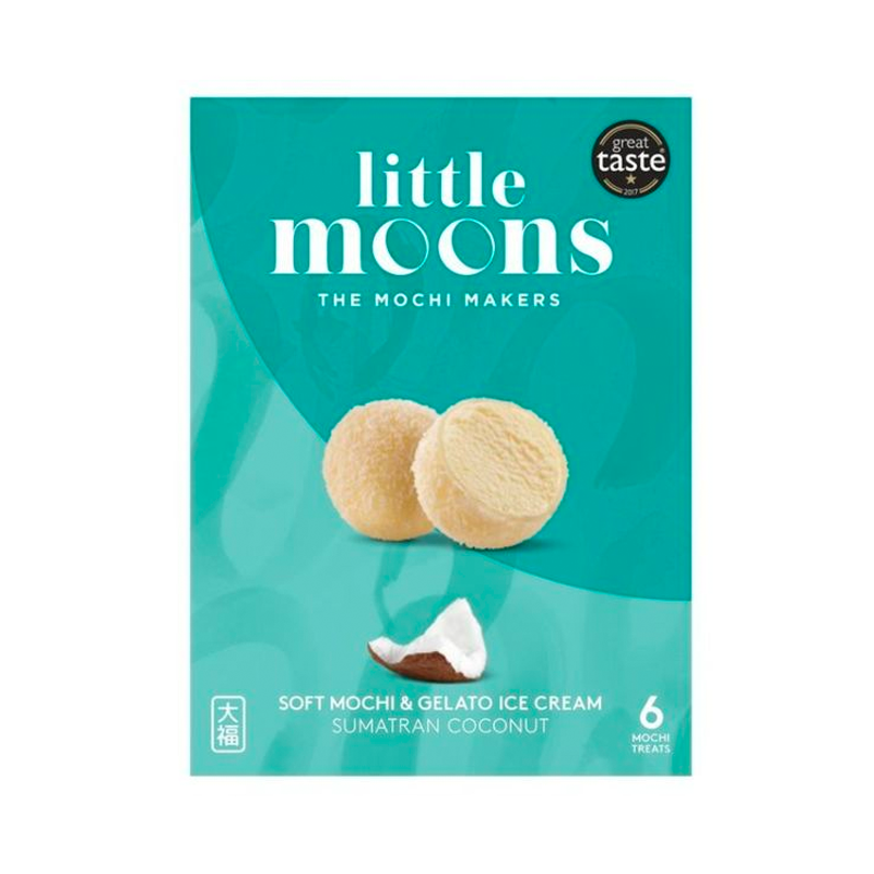 LITTLE MOONS Ice Mochi - Coconut
