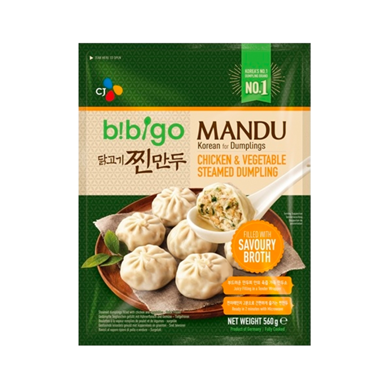 BIBIGO Jjin Mandu - Chicken & Vegetables