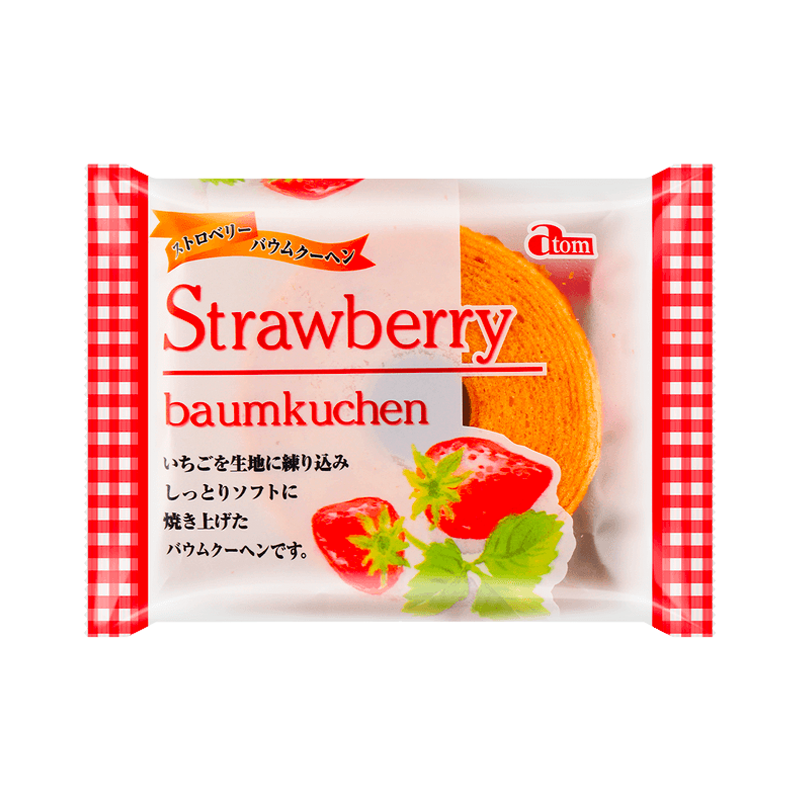 ATOM Baumkuchen - Erdbeere
