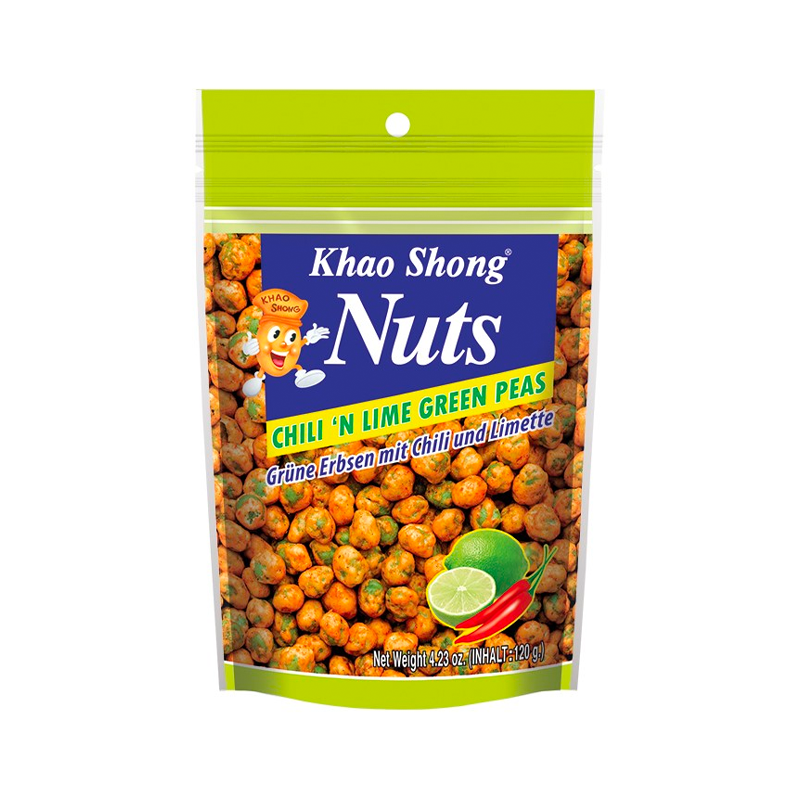 KHAO SHONG Green Peas - Chili & Lim