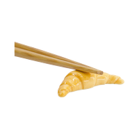 Premium Chopsticks Rest Croissant - Brown