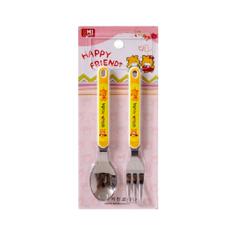 Stainless Spoon & Fork Set for Kids