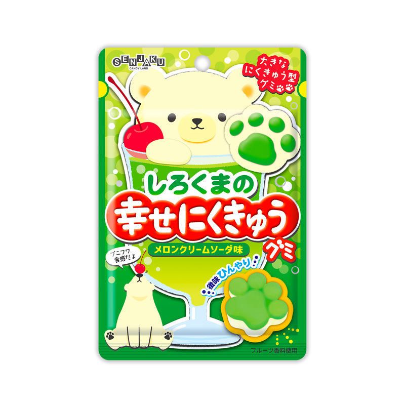 SENJAKU Happy Bear Paw Pad Gummy – Melonen-Creme-Soda
