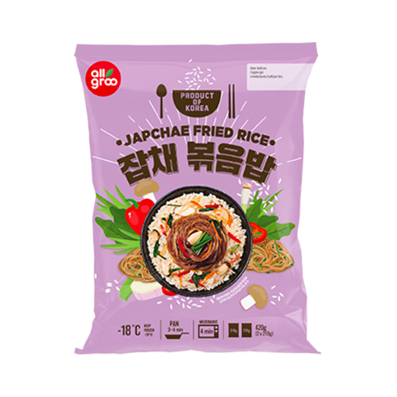 ALLGROO Japchae Fried Rice - 2 Portions 