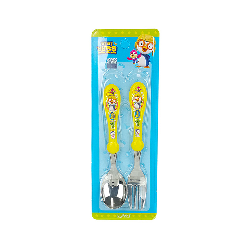 Pororo Spoon and Fork Set